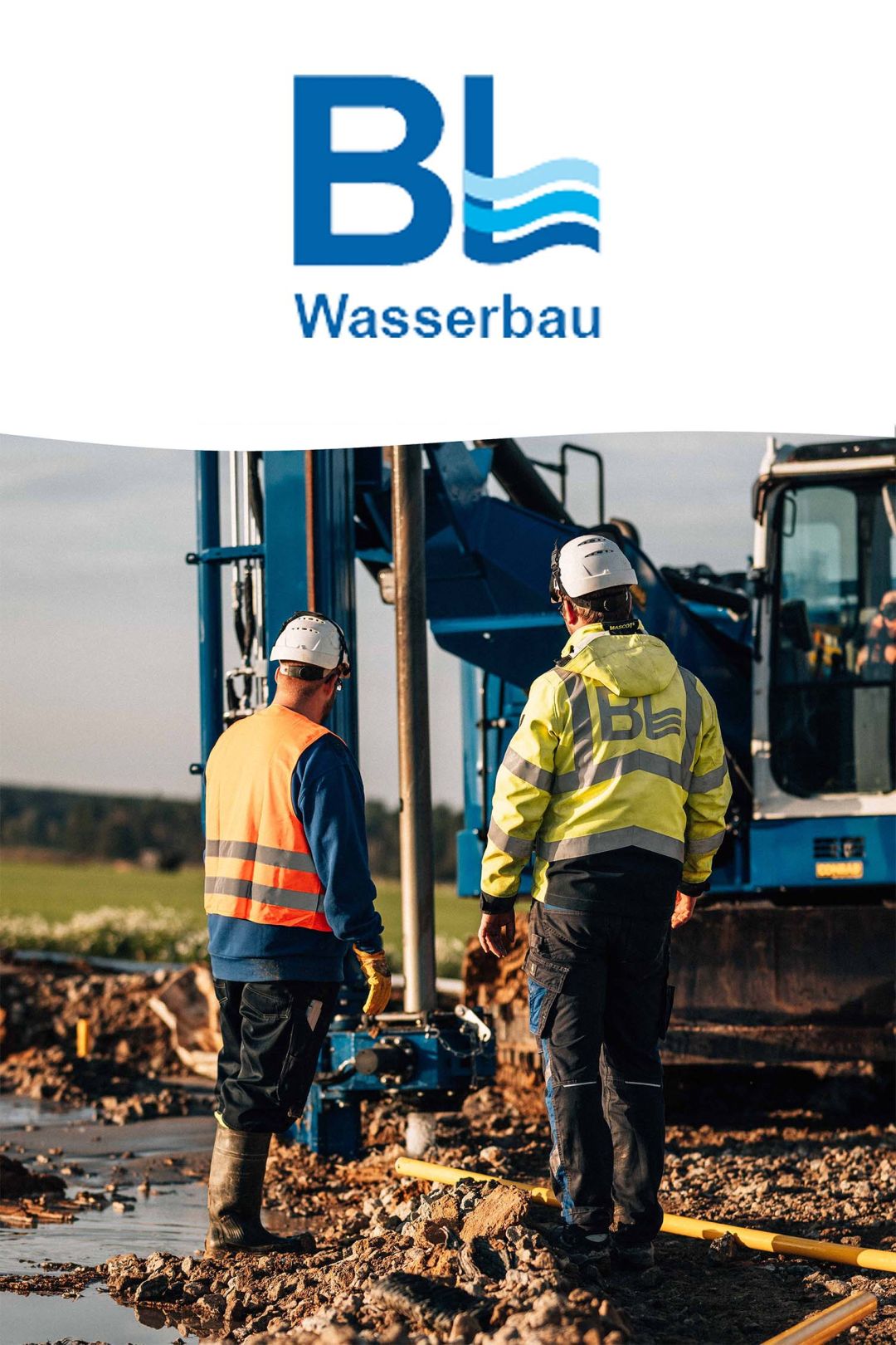 Bohrung für Grundwasserabsenkung bei BL Wasserbau